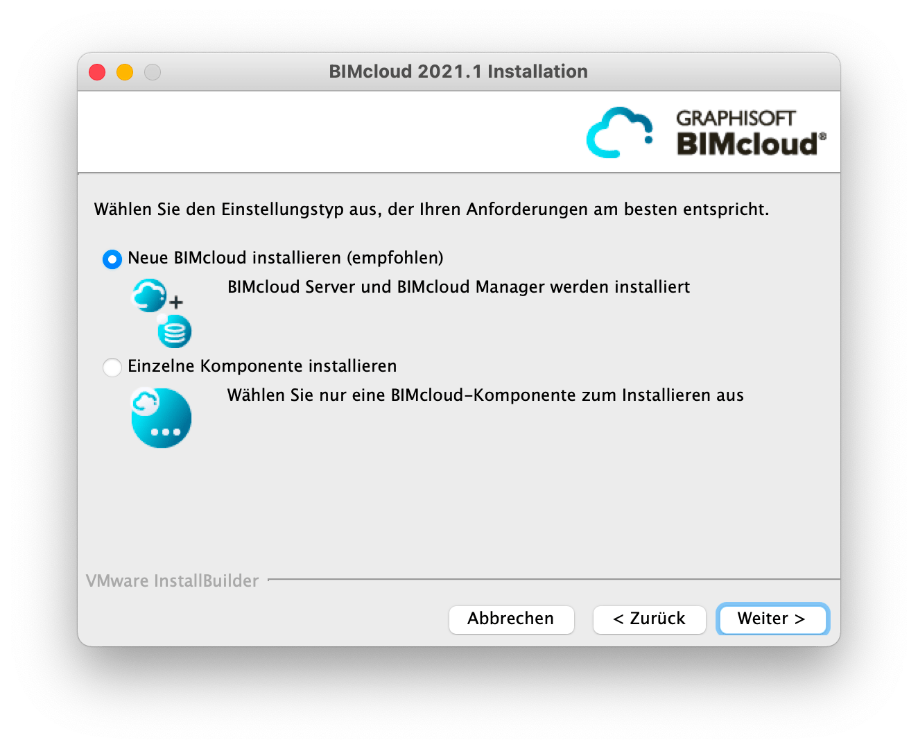 bimcloud installieren schrit fuer schritt anleitung bildschirmfoto 04