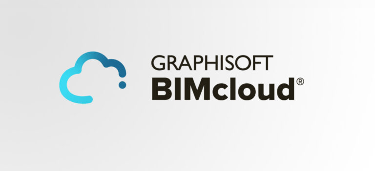 Logo mit einer Wolkengrafik links und dem Text „GRAPHISOFT BIMcloud“ rechts vor hellem Hintergrund. Entdecken Sie die Zukunft des Designs mit BIMcloud, verfügbar in der Version 2025.1 für beispiellose Innovation und Effizienz.